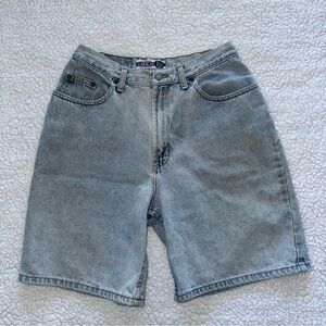 90s VTG GAP denim jean shorts light wash jorts relaxed fit classic festival 12